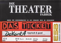 DeKantA - Theaterfabrik 10-2020-Ticket